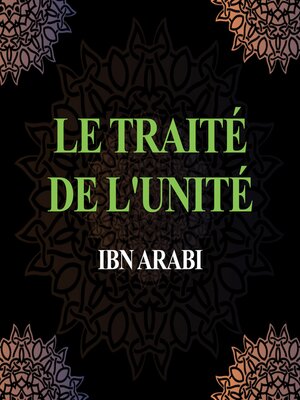 cover image of Le traité de l'unité